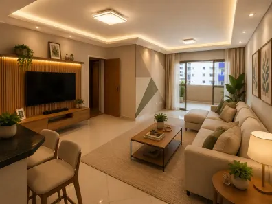 Apartamento com 3 Quartos para alugar, 111m² no Parque Residencial Aquarius, São José dos Campos