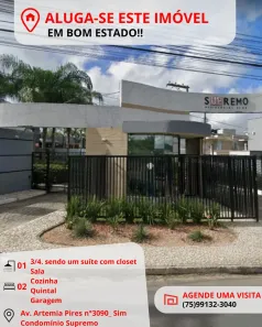 Casa de Condomínio com 3 Quartos para alugar, 300m² no SIM, Feira de Santana