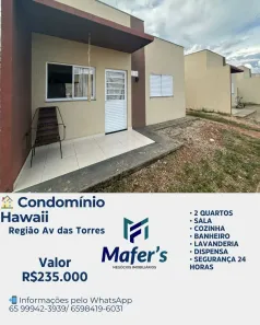 Casa com 2 Quartos à venda, 76m² no Pascoal Ramos, Cuiabá