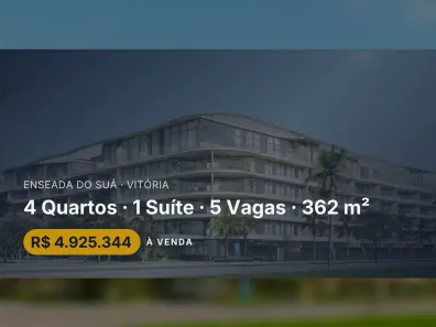 Apartamento com 4 Quartos à venda, 362m² no Enseada do Suá, Vitória