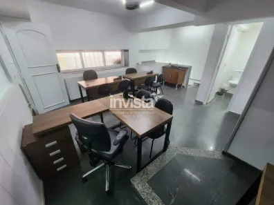 Sala Comercial para alugar, 40m² no Gonzaga, Santos