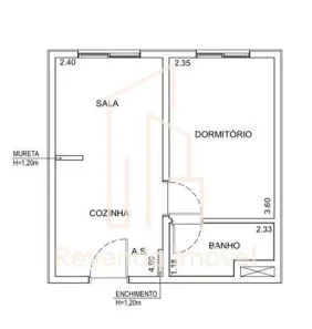 Apartamento com 1 Quarto à venda, 27m² no Jardim Mirante, São Paulo
