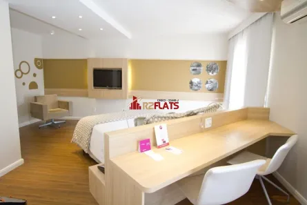 Flat com 1 Quarto à venda, 40m² no Cerqueira César, São Paulo