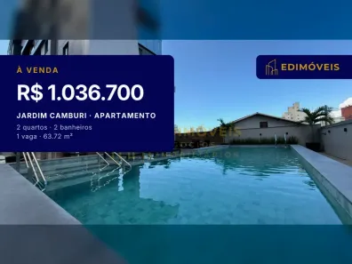 Apartamento com 2 Quartos à venda, 63m² no Jardim Camburi, Vitória