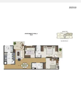 Apartamento com 3 Quartos à venda, 75m² no Vila Boa Vista, Barueri