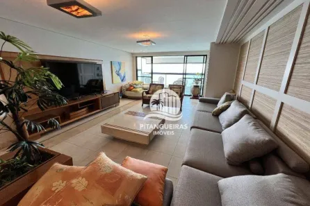 Apartamento com 3 Quartos para alugar, 184m² no Pitangueiras, Guarujá