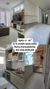 Apartamento com 3 Quartos à venda, 67m² no Nova Parnamirim, Parnamirim