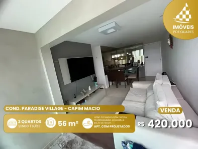 Apartamento com 2 Quartos à venda, 60m² no Capim Macio, Natal