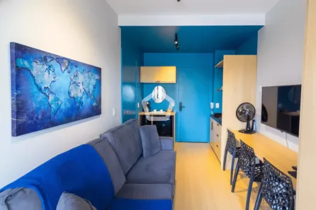 Apartamento com 1 Quarto à venda, 33m² no Santo Amaro, São Paulo