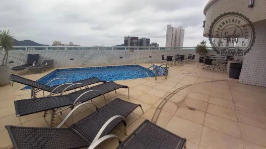 Apartamento com 3 Quartos para alugar, 110m² no Guilhermina, Praia Grande