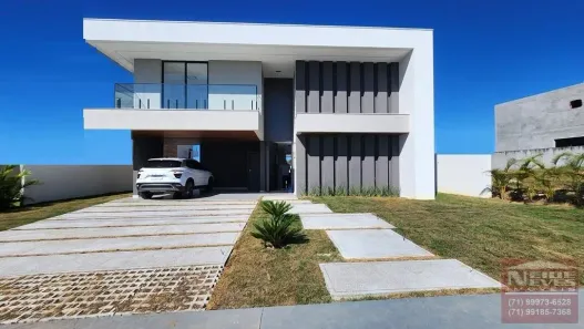 Casa de Condomínio com 4 Quartos à venda, 494m² no Alphaville (Abrantes), Camaçari