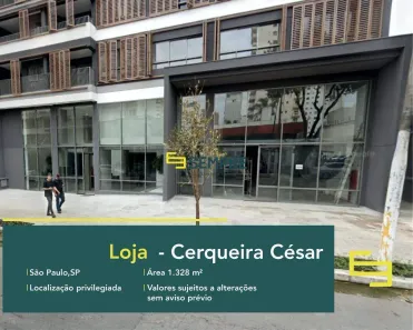 Ponto Comercial à venda, 1329m² no Cerqueira César, São Paulo