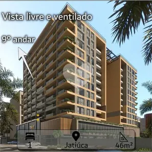 Apartamento com 1 Quarto à venda, 46m² no Jatiúca, Maceió