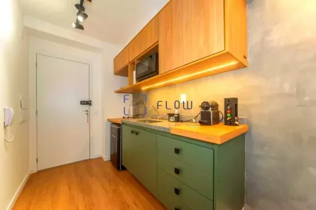Apartamento com 1 Quarto para alugar, 24m² no Vila Cordeiro, São Paulo