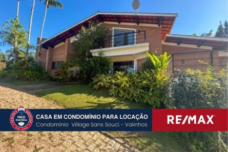 Casa de Condomínio com 5 Quartos para alugar, 590m² no Dois Córregos, Valinhos