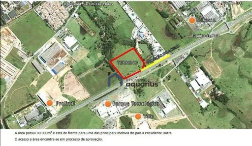 Lote/Terreno à venda, 90000m² no Eugênio de Mello, São José dos Campos