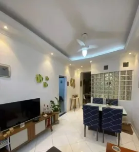 Apartamento com 2 Quartos para alugar, 76m² no Boqueirão, Santos