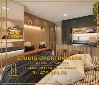 Apartamento com 1 Quarto à venda, 32m² no Coqueiral de Itaparica, Vila Velha