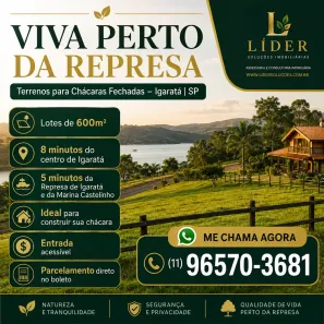 Lote/Terreno à venda, 600m² no Centro, Igaratá