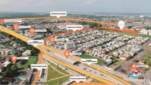 Apartamento com 2 Quartos para alugar, 52m² no Tapanã (Icoaraci), Belém