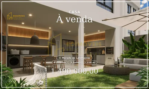 Casa com 4 Quartos à venda, 218m² no Morada de Laranjeiras, Serra