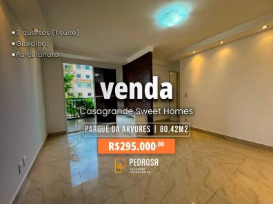 Apartamento com 3 Quartos à venda, 80m² no Parque das Árvores, Parnamirim