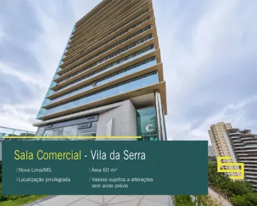 Sala Comercial para alugar, 60m² no Vale do Sereno, Nova Lima