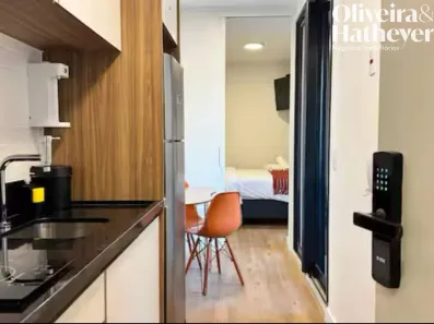 Flat com 1 Quarto à venda, 27m² no Pinheiros, São Paulo
