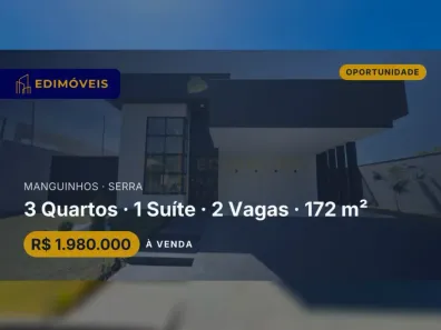Casa com 3 Quartos à venda, 172m² no Manguinhos, Serra