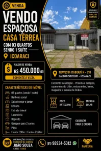 Casa com 3 Quartos à venda, 190m² no Cruzeiro (Icoaraci), Belém