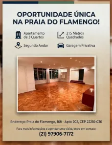 Apartamento com 3 Quartos à venda, 215m² no Flamengo, Rio de Janeiro