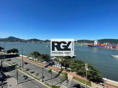 Apartamento com 3 Quartos para alugar, 199m² no Ponta da Praia, Santos