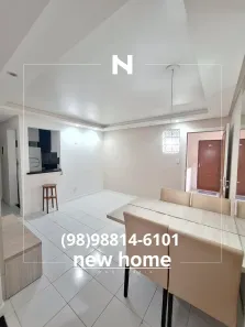Apartamento com 2 Quartos para alugar, 57m² no Novo Cohatrac, São José de Ribamar