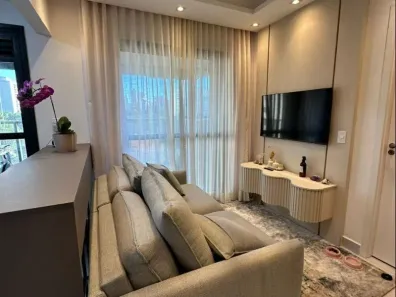 Apartamento com 1 Quarto para alugar, 38m² no Brooklin Paulista, São Paulo