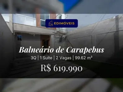 Casa com 3 Quartos à venda, 99m² no Balneário de Carapebus, Serra