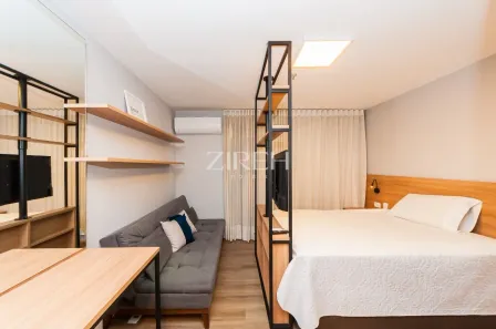 Apartamento com 1 Quarto para alugar, 25m² no Centro, Curitiba