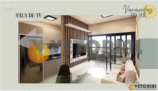 Apartamento com 2 Quartos à venda, 61m² no Jardim do Sol, Caraguatatuba