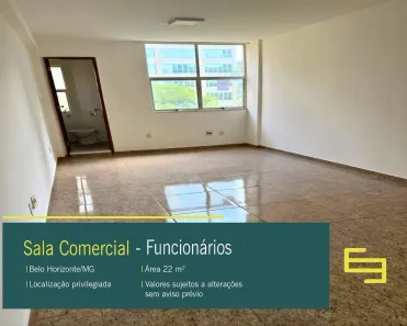 Sala Comercial para alugar, 22m² no Savassi, Belo Horizonte