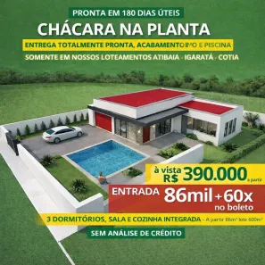 Fazenda/Sítio com 3 Quartos à venda, 600m² no , Igaratá