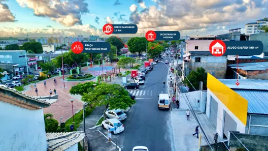 Ponto Comercial para alugar, 490m² no Centro, Lauro de Freitas