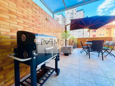 Apartamento com 3 Quartos para alugar, 136m² no Gonzaga, Santos