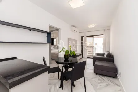 Apartamento com 1 Quarto para alugar, 42m² no Itaim Bibi, São Paulo