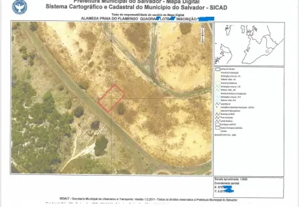 Lote/Terreno à venda, 700m² no Stella Maris, Salvador