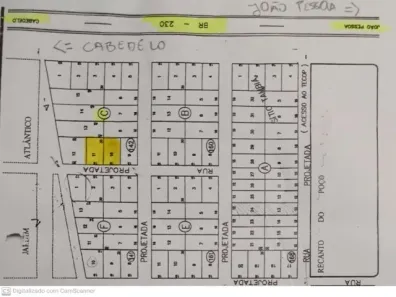 Lote/Terreno à venda, 900m² no Recanto do Poço, Cabedelo