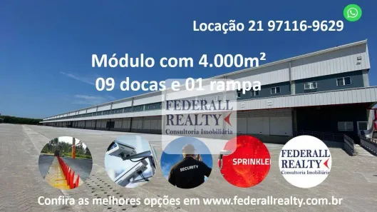 Galpão/Depósito/Armazém para alugar, 4000m² no Parque Duque, Duque de Caxias