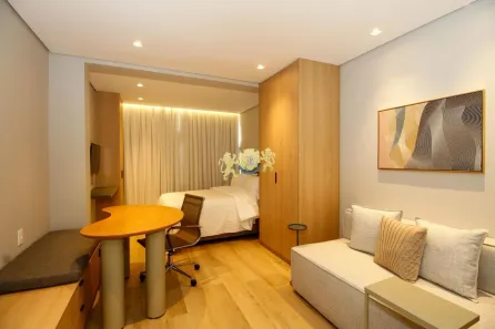 Flat com 1 Quarto para alugar, 30m² no Jardim Paulista, São Paulo