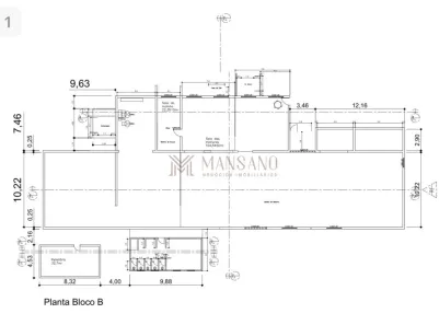Ponto Comercial à venda, 1300m² no Distrito Industrial Domingos Biancardi, Bauru