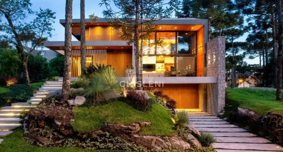 Casa de Condomínio com 5 Quartos à venda, 618m² no Aspen Mountain, Gramado