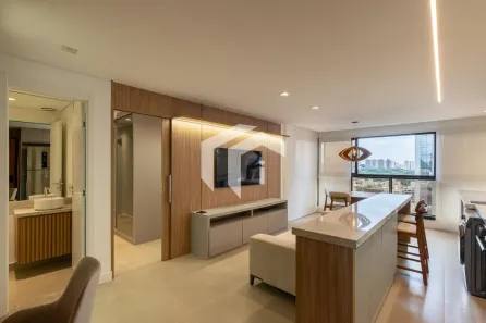 Apartamento com 1 Quarto para alugar, 53m² no Jardim Planalto, Campinas