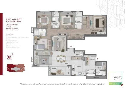 Apartamento com 4 Quartos à venda, 157m² no Savassi, Belo Horizonte